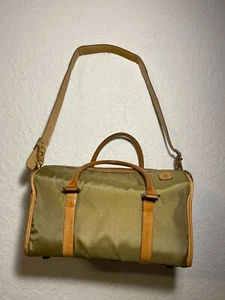 De Colección Hartmann Nylon Cuero Bolso de Aseo Cosmético Lona Tren Estuche Manijas Correa - Imagen 1 de 17