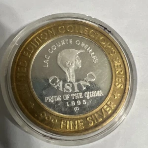 Pride Of The Ojibwa 1995 Casino .999 Silver Coin Limited Edition Series #2 - Picture 1 of 24