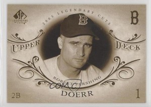 2005 SP Legendary Cuts Bobby Doerr #8 HOF