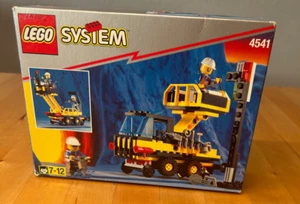 Lego System Eisenbahn 4541 Schienen + Reparaturfahrzeug OBA-OVP-100% komplett - Bild 1 von 17
