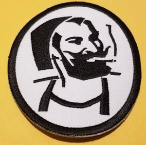 Joe Zig Zag Man marijuana pot Embroidered Patch approx 2.5x 3.5" - Picture 1 of 2