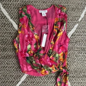 Cupcakes cashmere crop blouse sz xs - Picture 1 of 3