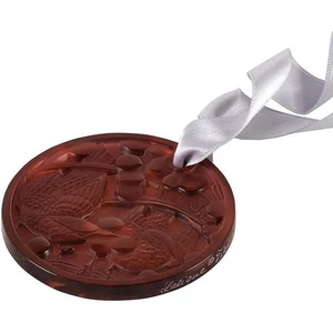 Lalique 2021 Annual 'Merles et Raisins' Blackbirds & Grapes Ornament in Rouge/Re - Picture 1 of 1