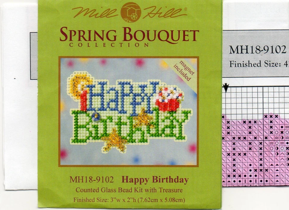Mill Hill - Button / Bead Cross Stitch Charts - Pick & Mix Designs (VARIOUS) - Image 1 of 1