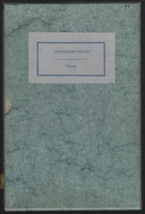 Chinaberry Beads Signed Elaine Crump Bert Bertrand 1978 Arcadian Poetry Limited - Picture 1 of 3
