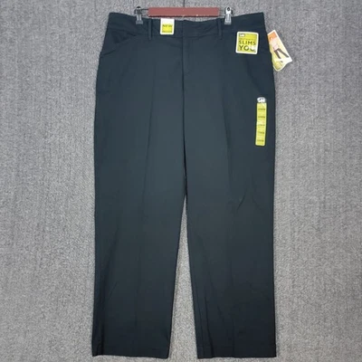 Pantalones Lee para mujer 20W negros calce natural pierna recta justo debajo de la cintura 40x31 Foto 1 de 4