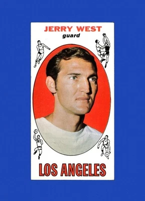 1969-70 Topps Set-Break # 90 Jerry West en muy buen estado-en muy buen estado (arruga) *GMCARDS* Foto 1 de 2