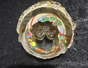 Vintage Glass Paperweight Faceted UNUSUAL - Picture 1 of 12