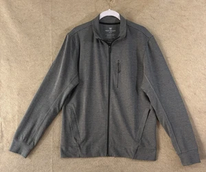 Mack Weldon Atlas Jacket Mens Sz M Gray Full Zip Pockets Performance Athleisure - Picture 1 of 5