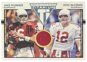 2002 Pacific Private Stock Titanium Jersey #102 Plummer / McCown RC - Picture 1 of 2