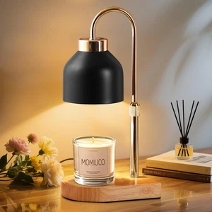 Kerzenwärmer Lampe mit Timer Dimmer, Wachsschmelzwärmer für Glaskerzen, Hauskrieg - Bild 1 von 11