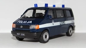 Volkawagen VW Transporter T4 Policja 1:43 ixo/atlas/altaya/deagostini poland - Picture 1 of 10