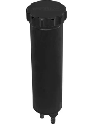 Proflow Radiator Overflow Tank, Billet Aluminium, With bracket, 60mm (PFERO1BK) - Image 1 of 4