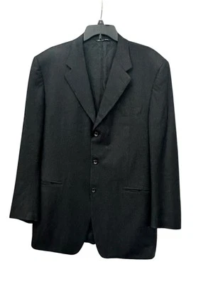 Canali Loro Piana Super 120's 100% Wool Blazer Mens 52 US 42 Black #Y12-5 - Image 1 of 4