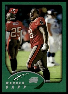 2002 Topps #171 Warren Sapp Tampa Bay Buccaneers NM+ - Picture 1 of 2