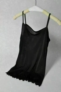 2 Damen Seidenunterhemd Schwarz XL - Bild 1 von 1