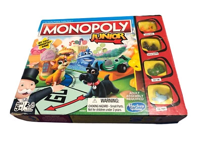 MONOPOLY JUNIOR HASBRO Juegos Edades 5+ 2-4 Jugadores - Completo. Foto 1 de 4