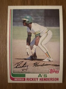 1982 Topps - #610 Rickey Henderson
