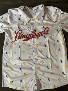 Leinenkugels Beer Chicago White Sox Baseball Party Shirt Large Promo - Picture 1 of 7