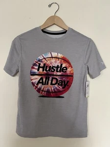 Old Navy Active Kids Go Dry XL 14-16 Youth Gray Basketball Sports Shirt Casual - Picture 1 of 23
