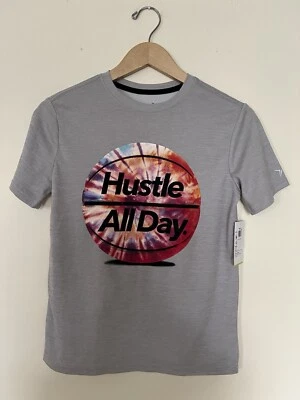 Old Navy Active Kids Go Dry XL 14-16 Youth Gray Basketball Sports Shirt Casual - Image 1 of 4