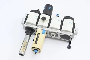 Festo Wartungseinheit bestehend aus 542582 + 526490 + 529853 + 529817 - Bild 1 von 4