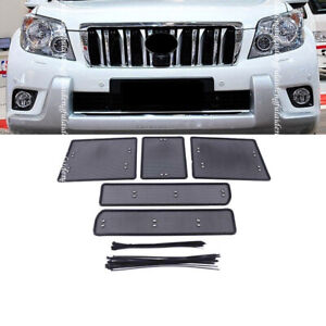 5P steel Front Grill Grille Grid Insect Proof Net For Toyota Prado FJ150 10-2013