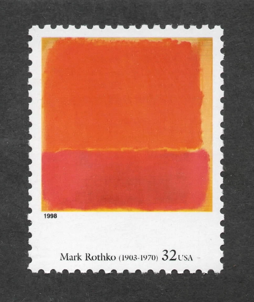 3236t - MNH - No. 12 - Mark Rothko - Four Centuries of American Art - Image 1 of 1