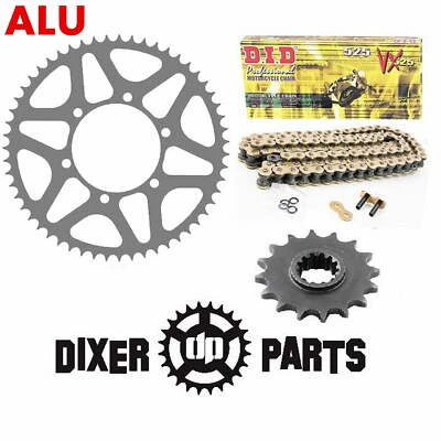 Chain drive kit 15/50 ALUMINUM + GOLD chain DID 525 VX - Yamaha YZF R6 (03-18) - — 第 1/4 张图片