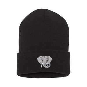 Gorro bordado cara de elefante, gorro bordado animal silvestre - Imagen 1 de 2