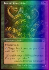 Magic the Gathering MTG Krosan Constrictor (129) Torment   LP FOIL