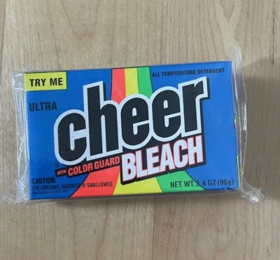 Vtg 1993 Ultra Cheer Bleach with Color Guard Sample Size Sealed NEW Prop - Image 1 of 3