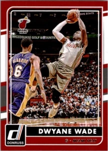 Dwyane Wade-Miami Heat-2015-16 Panini Donruss Basketball #107 - Picture 1 of 2