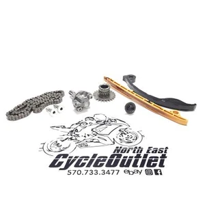 Suzuki GSX-R750 GSXR750 2012 11-25 OEM cadena de levas con guías engranaje tensor - Imagen 1 de 22