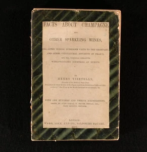 1879 Facts About Champagne Henry Vizetelly Illus 1st Very Scarce - Foto 1 di 12