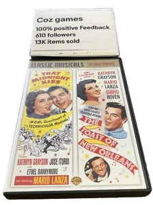 That Midnight Kiss & The Toast of New Orleans DVD Mario Lanza Region 1 USA - Picture 1 of 4