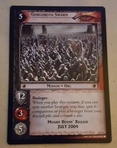 LOTR TCG PROMO CARD - OP55 GORGOROTH SWARM NM - Picture 1 of 1