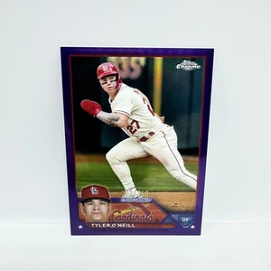 2023 Topps cromo Tyler O’Neill refractor púrpura #171 numerado 202/250 - Imagen 1 de 3