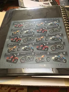 Two Sheets x 20 = 60 AMERICAN MOTORCYCLES 39¢ US Postage Stamps Sc # 4085-4088 - Picture 1 of 2