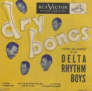 Drt Bones by the Delta Rhythm Boys 3 45 Rpm records from 1950 FREE SHIPPING - Imagen 1 de 3
