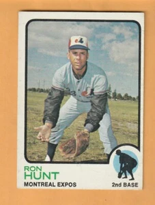 Ron Hunt Montreal Expos 1973 Topps #149 St. Louis Missouri - Imagen 1 de 2