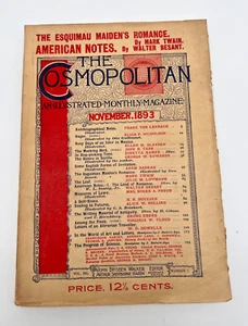 Seltene Cosmopolitan Zeitschrift Vol. XVI (16): November 1893 - mit Mark Twain - Bild 1 von 5