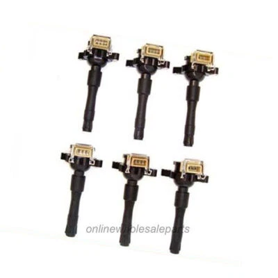 Nuevo juego de bobinas de encendido 6 piezas B321*6 IC15 para BMW 3 5 7 8 serie M3 M5 X5 Z3 Z8 Foto 1 de 2
