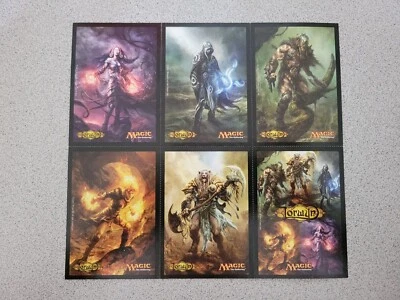 Magic the Gathering Lorwyn Planeswalkers Uncut Trading Card Sheet - Image 1 of 4