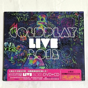 Coldplay Live 2012 Taiwan Limited Deluxe Edition Box CD+DVD with Booklet - Foto 1 di 8