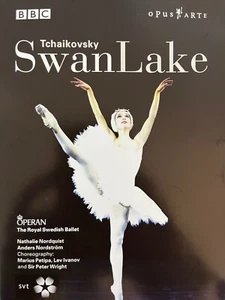 SWAN LAKE - Nordquist / Wright / Royal Swedish Ballet DVD AS NEW! Opus Arte - Picture 1 of 2