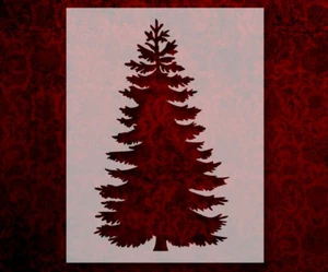 Pine Tree Christmas 8.5" x 11" Stencil FAST FREE SHIPPING (575) - Picture 1 of 1