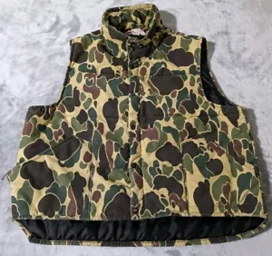 Chaleco Camuflaje Pato Años 90 De Colección Hombres XL Cazador Ligero Aislado Exterior Angustia LEER - Imagen 1 de 14