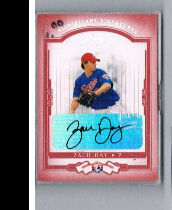 2004 Donruss Classics Timeless Tributes Red #70 Zach Day NM-MT /100 Expos - Image 1 of 1