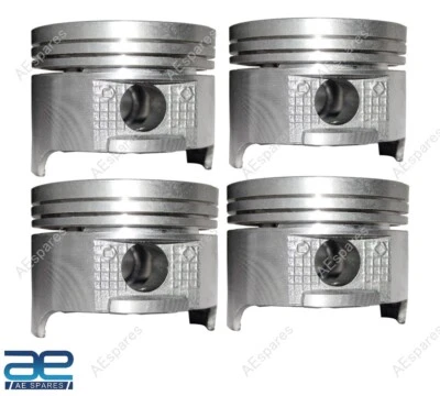 Juego de pistones de 4 cilindros sistema operativo de 0,50 mm para Suzuki Esteem SJ413 12111M63B50-050 S2u Foto 1 de 4